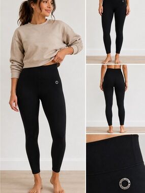 Calvin Klein Performance Black High Rise Stretch Leggings Women’s Large L/G